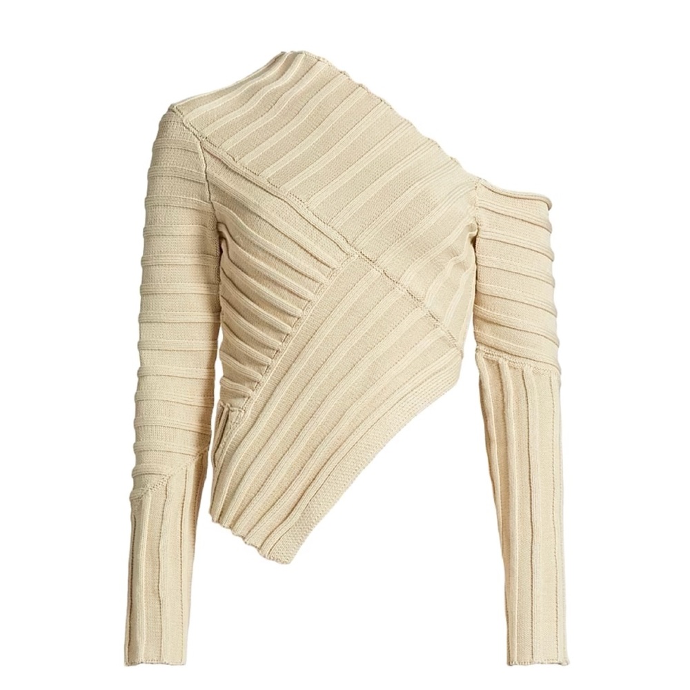 CULT GAIA ‘Jaidan’ Knit Assymetrical Top in Beach